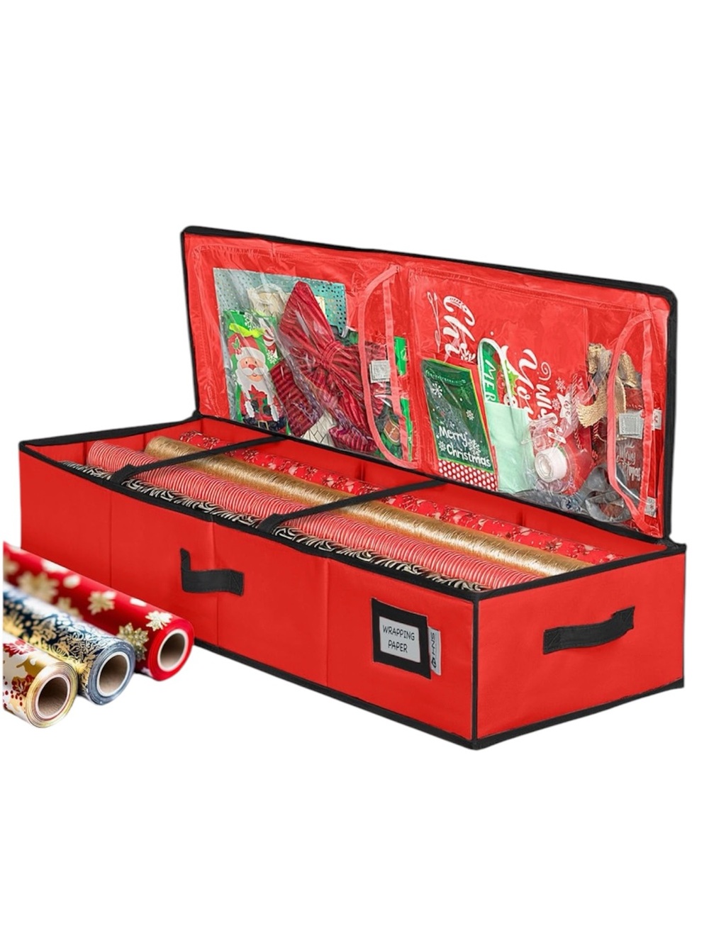 Premium Wrapping Paper Storage Container - NEW